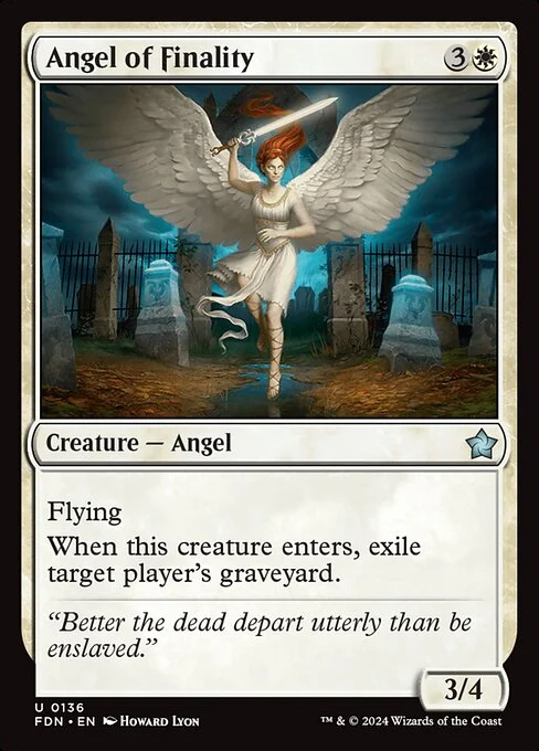 Angel of Finality [FDN #136] SPANISH NM