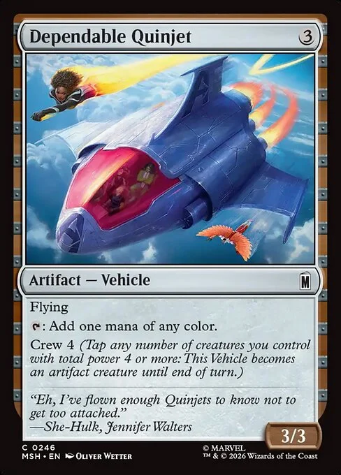 Dependable Quinjet [MSH #246] SPANISH NM