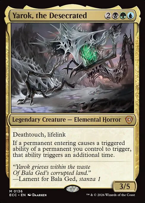 Yarok, the Desecrated [ECC #136] ENGLISH NM