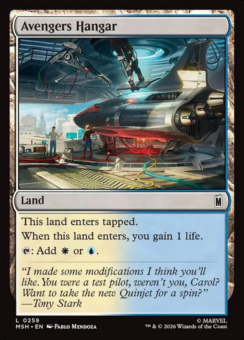 Avengers Hangar [MSH #259] SPANISH NM