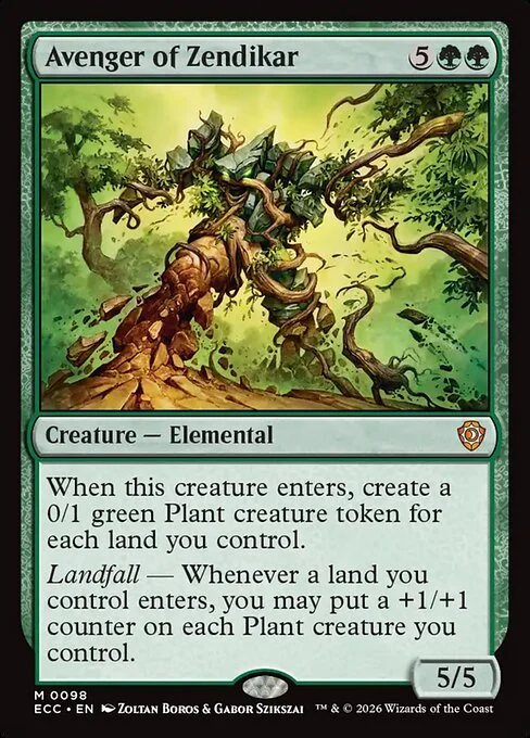 Avenger of Zendikar [ECC #98] ENGLISH NM
