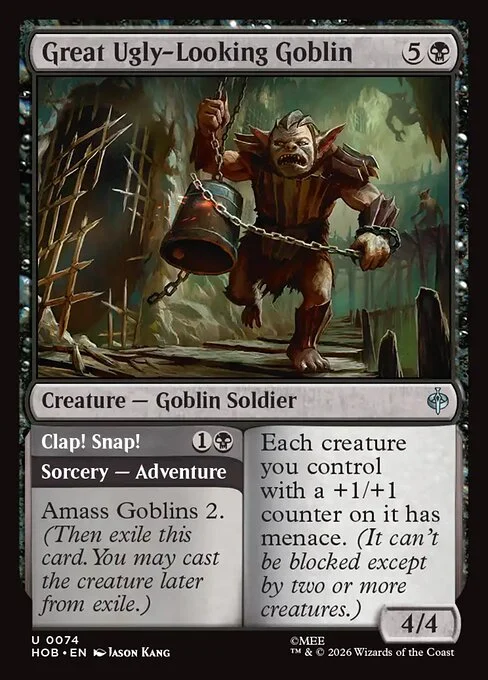 Great Ugly-Looking Goblin // Clap! Snap! [HOB #74] SPANISH NM