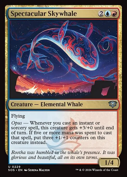 Spectacular Skywhale [SOS #229] ITALIAN NM
