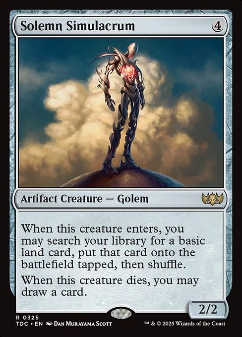 Solemn Simulacrum [TDC #325] SPANISH NM