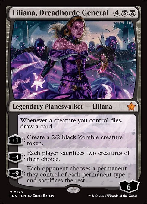 Liliana, Dreadhorde General [FDN #176] SPANISH NM