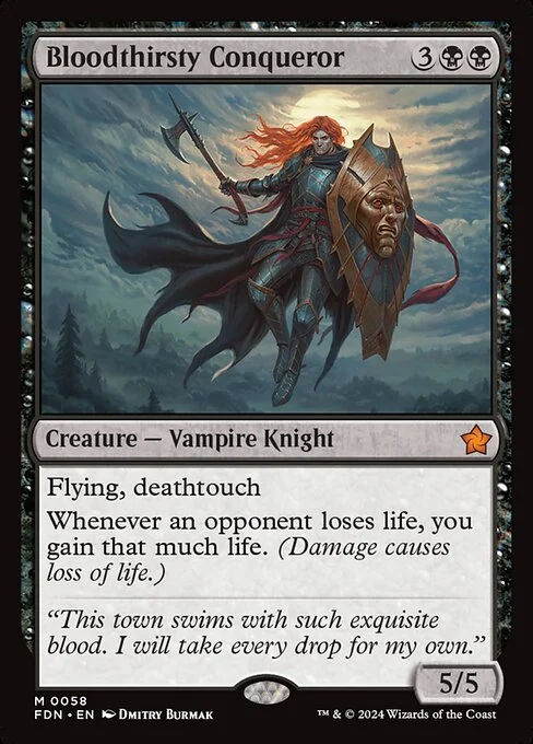 Bloodthirsty Conqueror [FDN #58] SPANISH NM