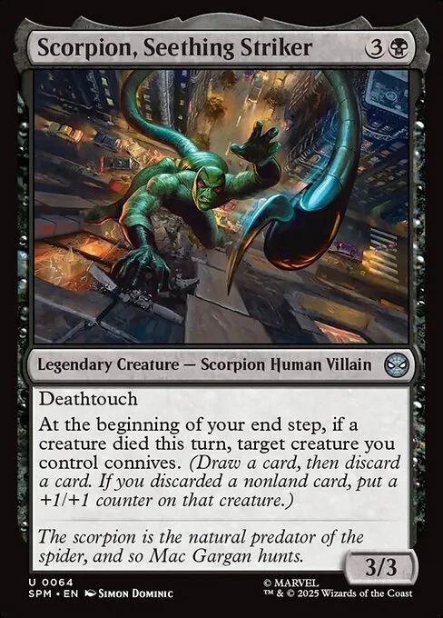 Scorpion, Seething Striker [SPM #64] ITALIAN NM