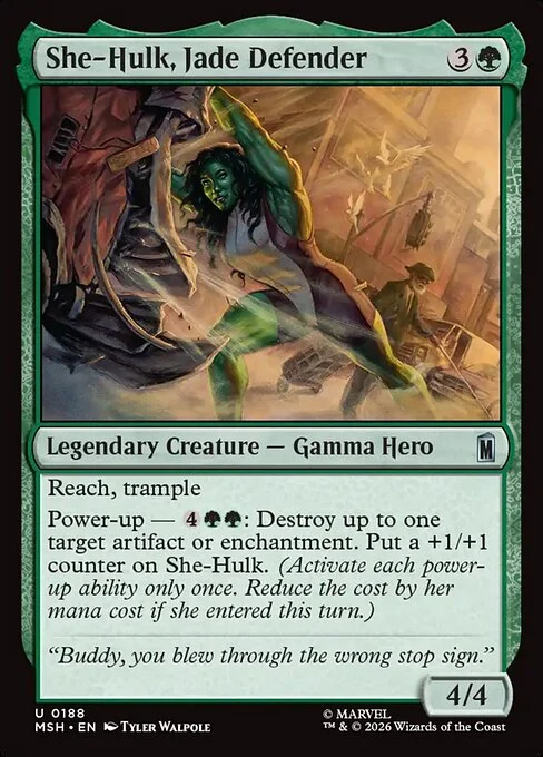She-Hulk, Jade Defender [MSH #188] SPANISH NM