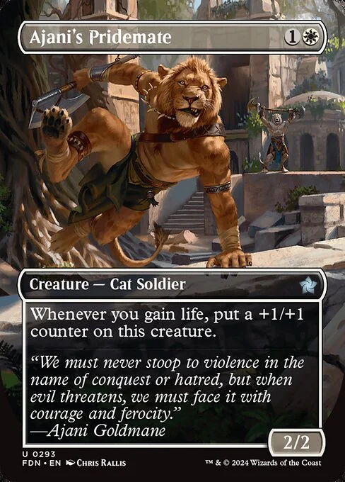Ajani's Pridemate [XFDN #293] SPANISH NM