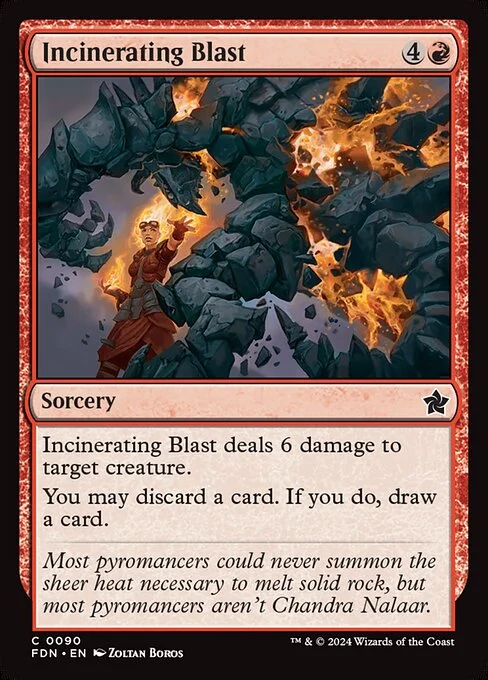 Incinerating Blast [FDN #90] SPANISH NM