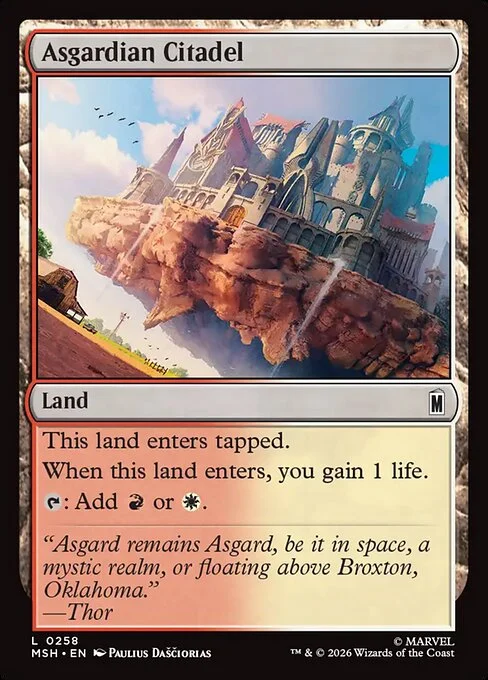 Asgardian Citadel [MSH #258] SPANISH NM