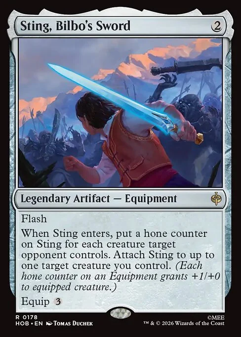 Sting, Bilbo's Sword [HOB #178] SPANISH NM
