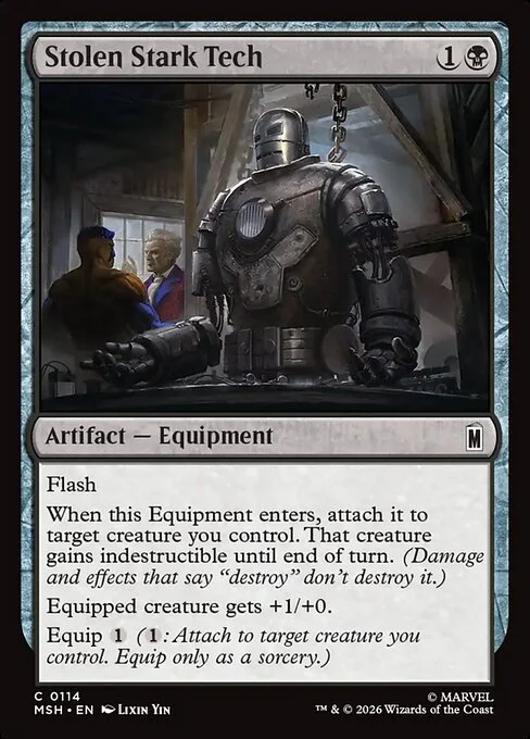 Stolen Stark Tech [MSH #114] SPANISH NM