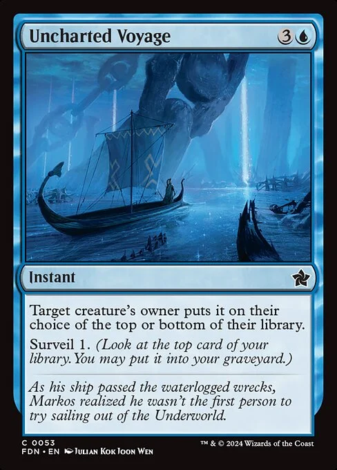 Uncharted Voyage [FDN #53] SPANISH NM