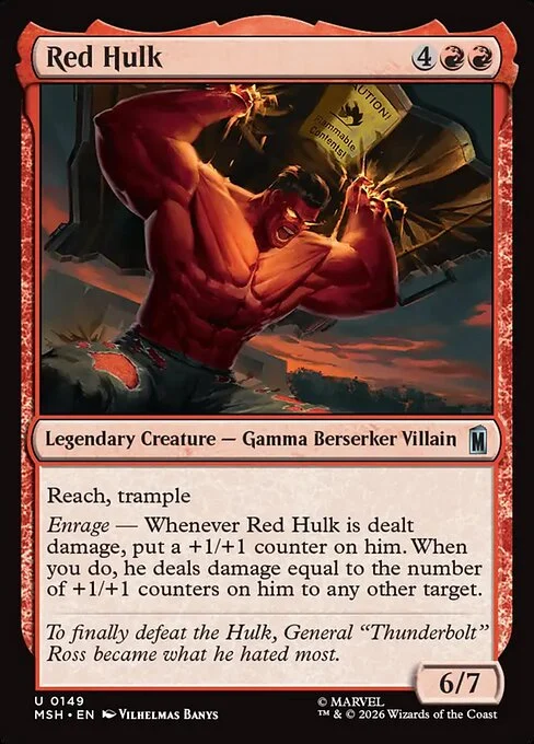 Red Hulk [MSH #149] SPANISH NM
