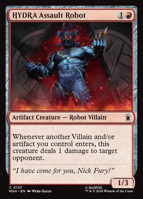 HYDRA Assault Robot [MSH #137] SPANISH NM