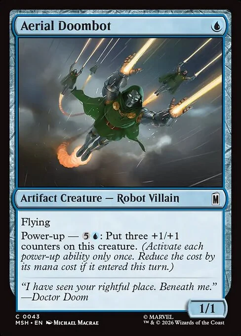 Aerial Doombot [MSH #43] SPANISH NM