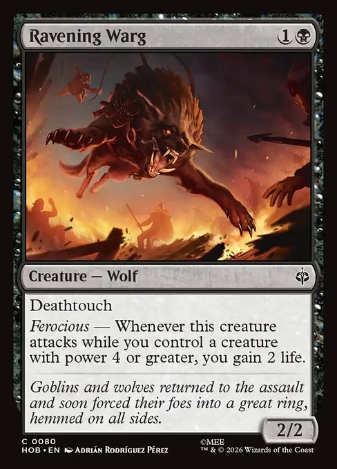 Ravening Warg [HOB #80] SPANISH NM