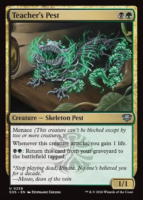 Teacher's Pest [SOS #238] ITALIAN NM