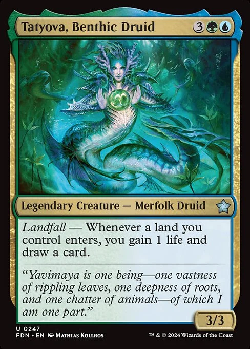 Tatyova, Benthic Druid [FDN #247] SPANISH NM