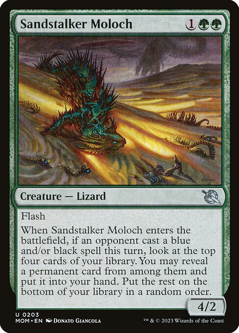 Sandstalker Moloch [MOM #203] ENGLISH NM