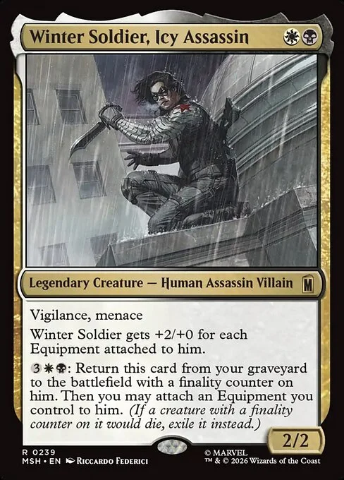 Winter Soldier, Icy Assassin [MSH #239] SPANISH NM