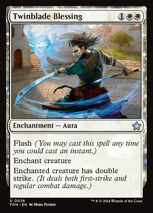 Twinblade Blessing [FDN #26] SPANISH NM