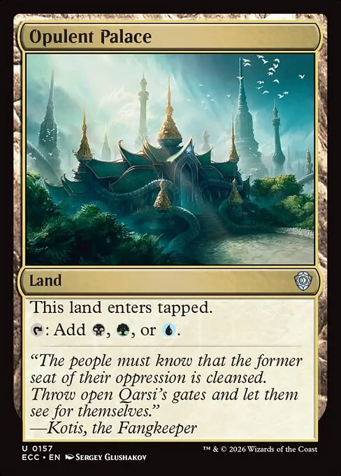 Opulent Palace [ECC #157] ENGLISH NM