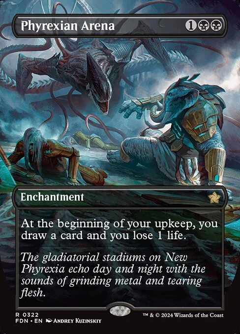 Phyrexian Arena (V.1) [XFDN #322] SPANISH NM