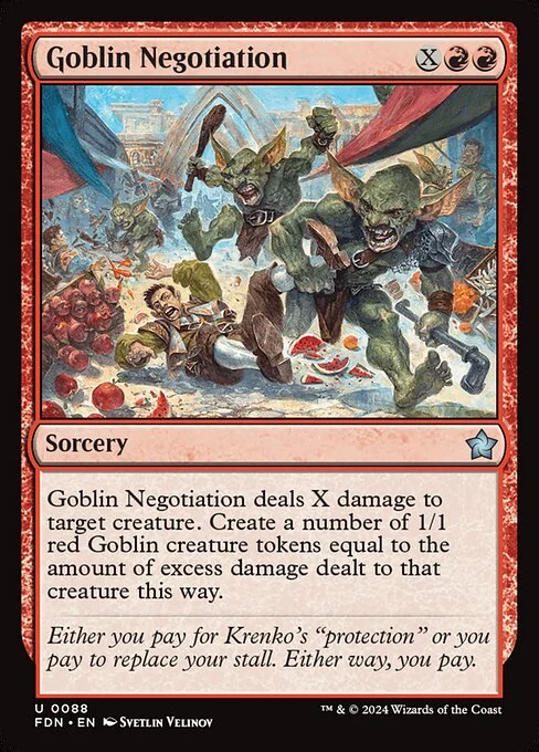 Goblin Negotiation [FDN #88] SPANISH NM