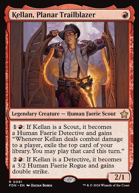 Kellan, Planar Trailblazer [FDN #91] SPANISH NM