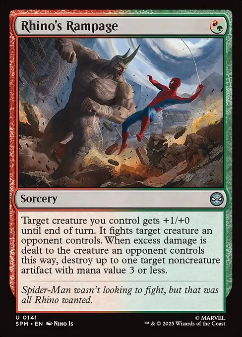 Rhino's Rampage [SPM #141] ITALIAN NM