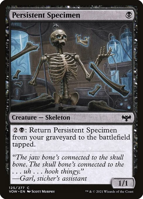 Persistent Specimen [VOW #125] ENGLISH NM