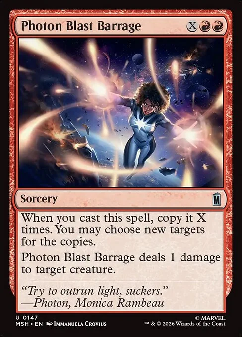 Photon Blast Barrage [MSH #147] SPANISH NM