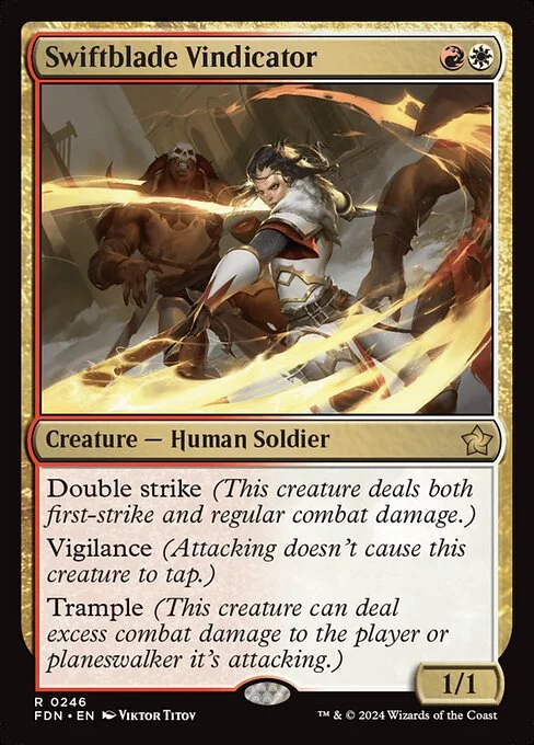 Swiftblade Vindicator [FDN #246] SPANISH NM