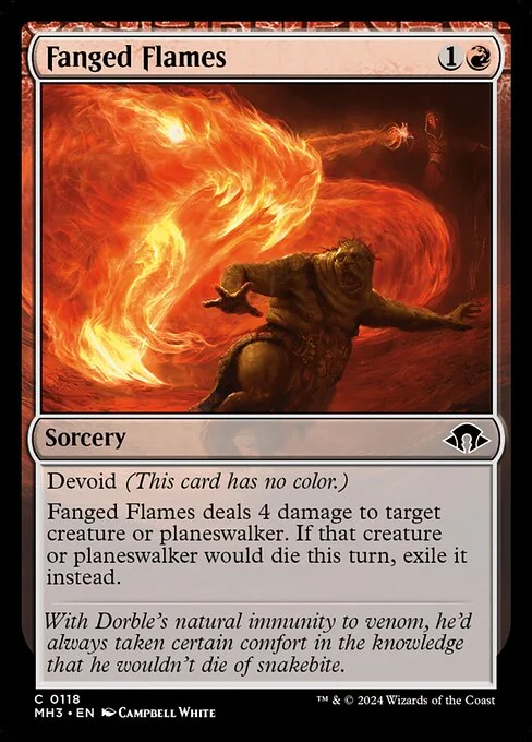Fanged Flames [MH3 #118] ENGLISH NM