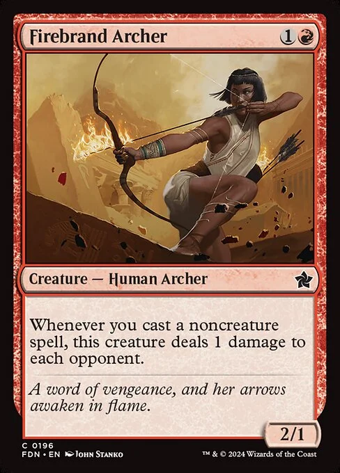 Firebrand Archer [FDN #196] SPANISH NM