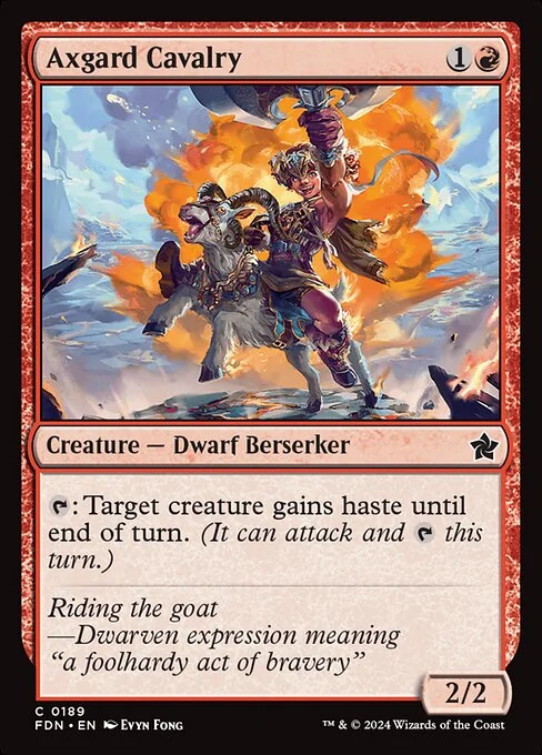 Axgard Cavalry [FDN #189] SPANISH NM