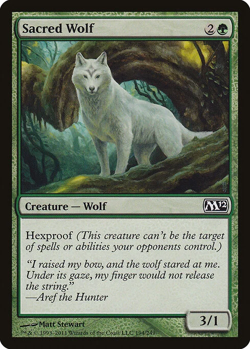 Sacred Wolf [M12 #194] ENGLISH NM