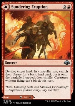 Sundering Eruption // Volcanic Fissure [MH3 #248] ENGLISH NM